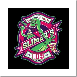 Slimer's Diner - Ghostbusters Pizza Posters and Art